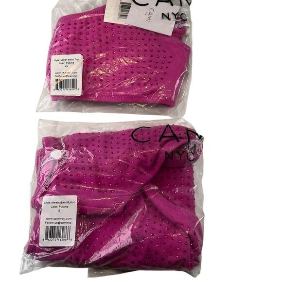 NWT Cami NYC Merari and Merelis High Waist Crystal Bikini Set NWT XS S - Picture 13 of 13